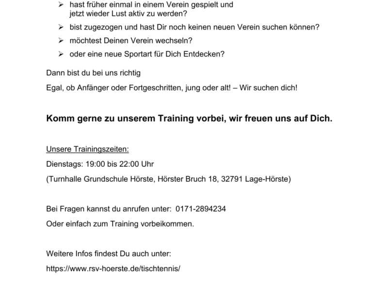 Tischtennis