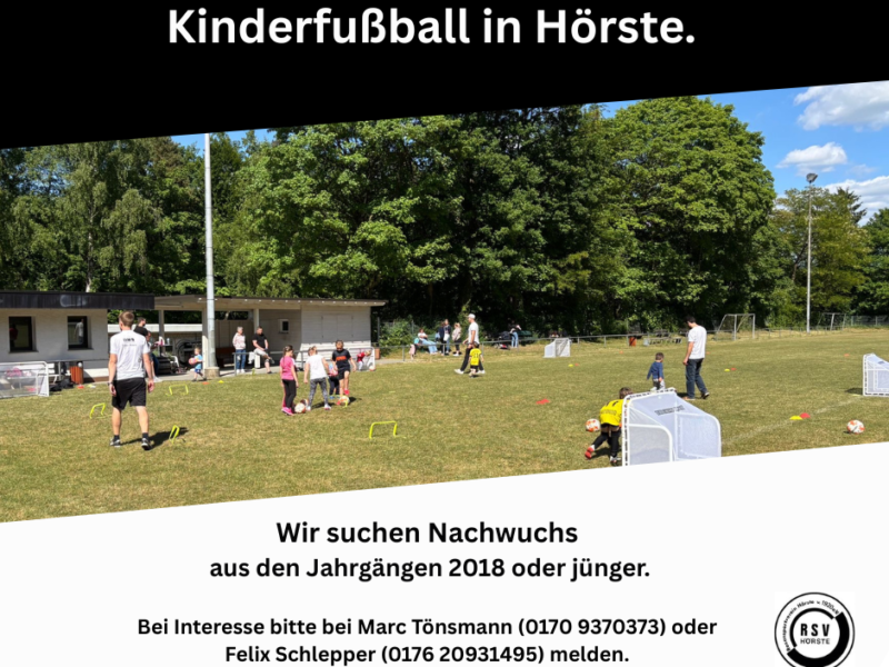 Kinderfußball in Hörste